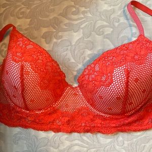 Josie Natori orange bra 34D